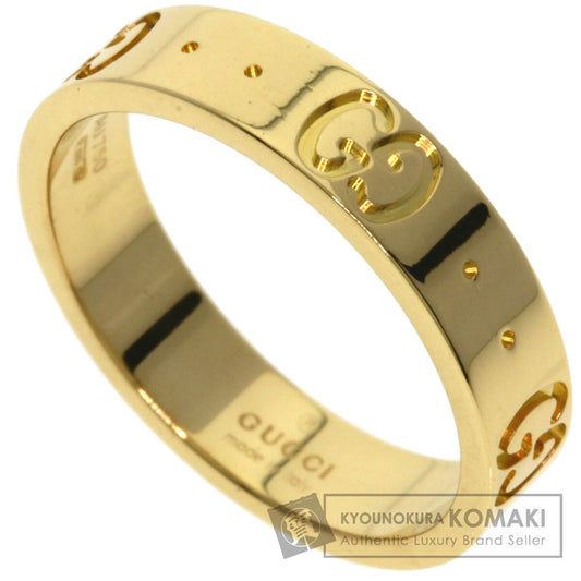 GUCCI Icon # 9 Ring K18 Yellow Gold Ladies [Used]