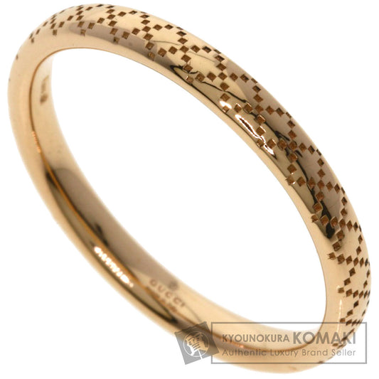 GUCCI Diamantissima #17 Ring K18 Pink Gold Ladies [Used]