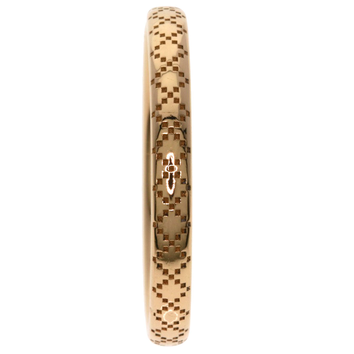GUCCI Diamantissima #17 Ring K18 Pink Gold Ladies [Used]