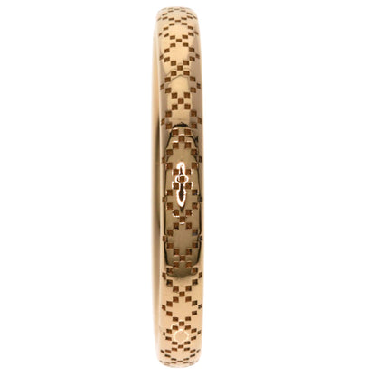 GUCCI Diamantissima #17 Ring K18 Pink Gold Ladies [Used]