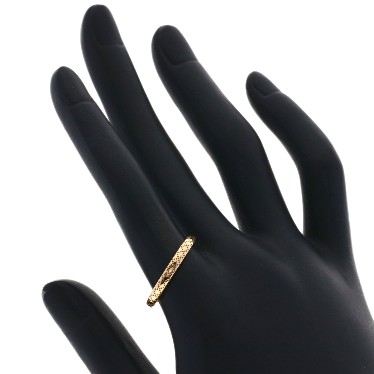 GUCCI Diamantissima #17 Ring K18 Pink Gold Ladies [Used]