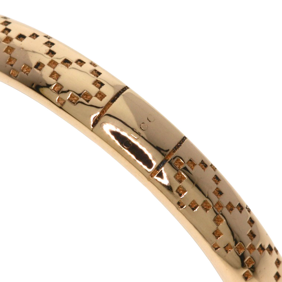 GUCCI Diamantissima #17 Ring K18 Pink Gold Ladies [Used]
