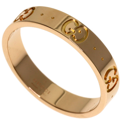 GUCCI Icon # 15 Ring K18 Pink Gold Ladies [Used]