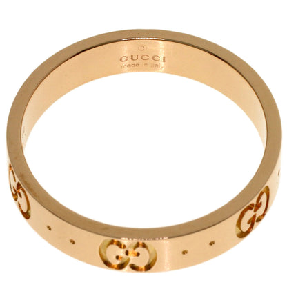 GUCCI Icon # 15 Ring K18 Pink Gold Ladies [Used]