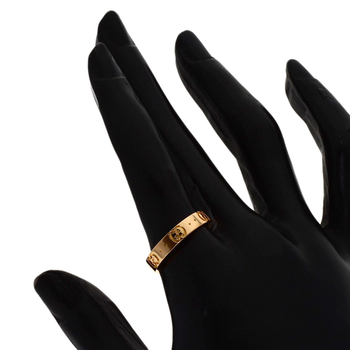 GUCCI Icon # 15 Ring K18 Pink Gold Ladies [Used]