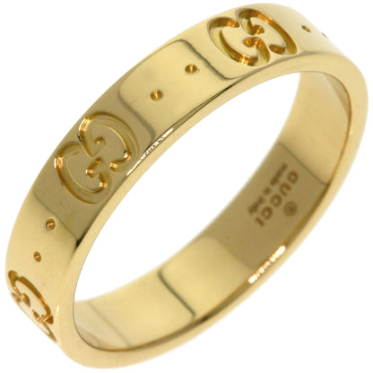 GUCCI Icon # 13 Ring K18 Yellow Gold Ladies [Used]