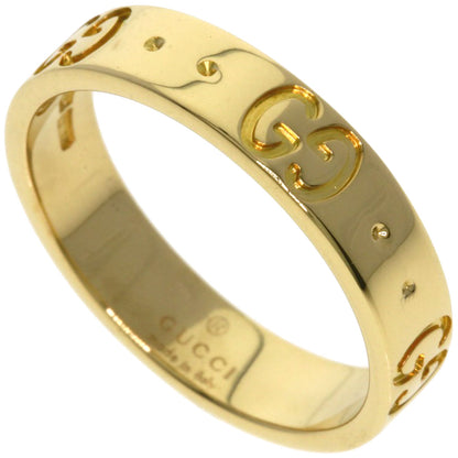 GUCCI アイコン #8 Ring K18 Yellow Gold Ladies [Used]