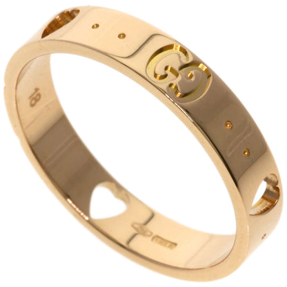 GUCCI Icon Amor Ring K18 Pink Gold Ladies [Used]