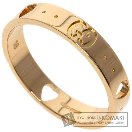 GUCCI Icon Amor Ring K18 Pink Gold Ladies [Used]