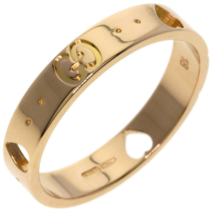 GUCCI Icon Amor Ring K18 Pink Gold Ladies [Used]