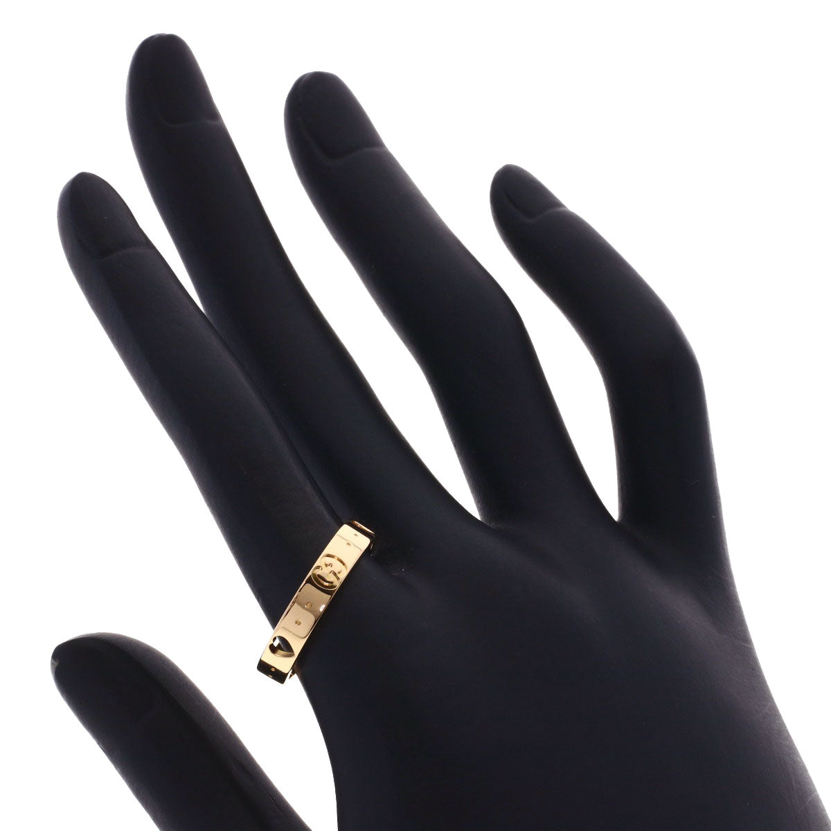 GUCCI Icon Amor Ring K18 Pink Gold Ladies [Used]