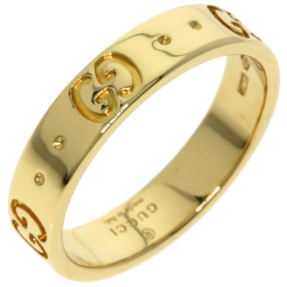 GUCCI Icon # 9 Ring K18 Yellow Gold Ladies [Used]