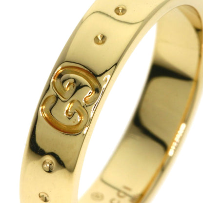 GUCCI Icon # 9 Ring K18 Yellow Gold Ladies [Used]