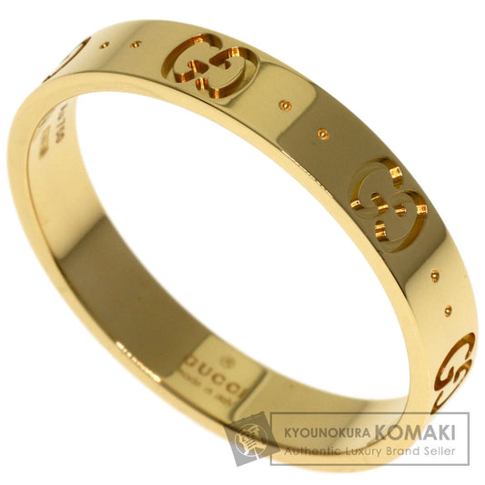 GUCCI Icon #25 Ring K18 Yellow Gold mens [Used]