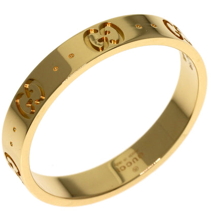 GUCCI Icon #25 Ring K18 Yellow Gold mens [Used]