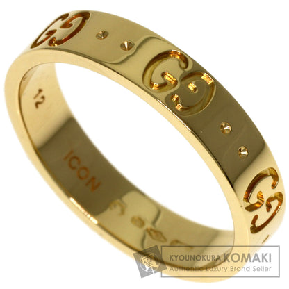 GUCCI Icon # 12 Ring K18 Yellow Gold Ladies [Used]