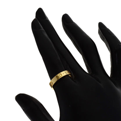 GUCCI Icon # 12 Ring K18 Yellow Gold Ladies [Used]