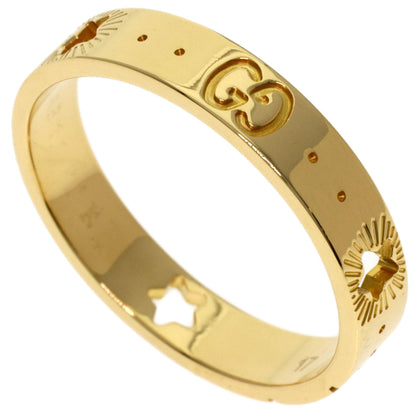 GUCCI Icon Star #17 Ring K18 Yellow Gold Ladies [Used]