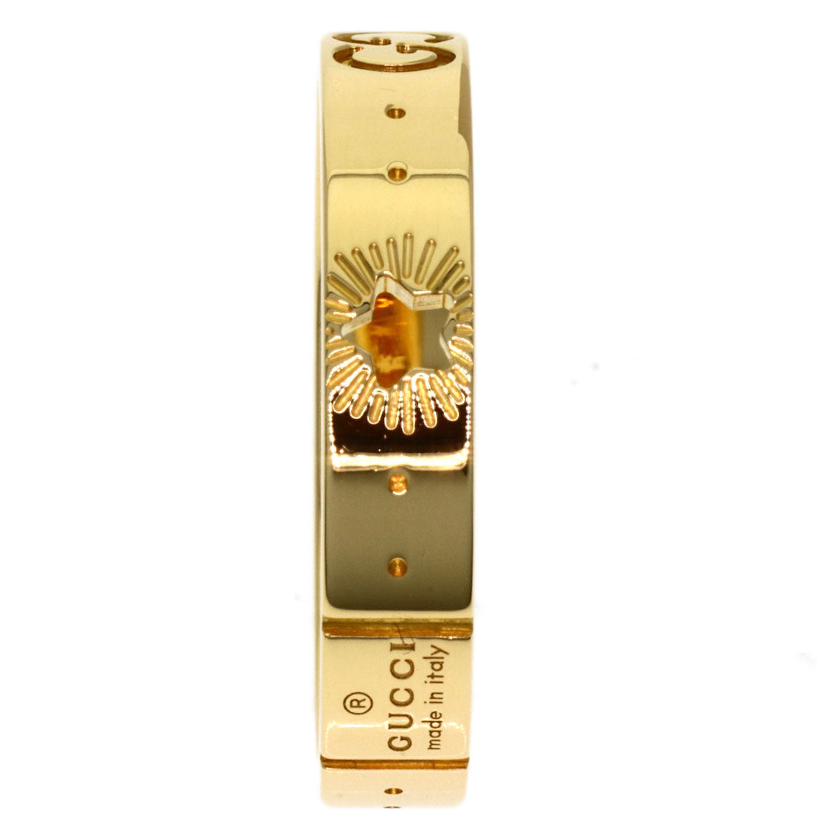 GUCCI Icon Star #17 Ring K18 Yellow Gold Ladies [Used]