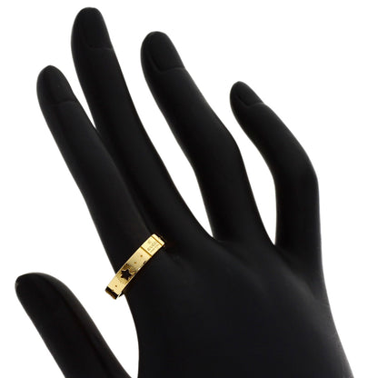 GUCCI Icon Star #17 Ring K18 Yellow Gold Ladies [Used]