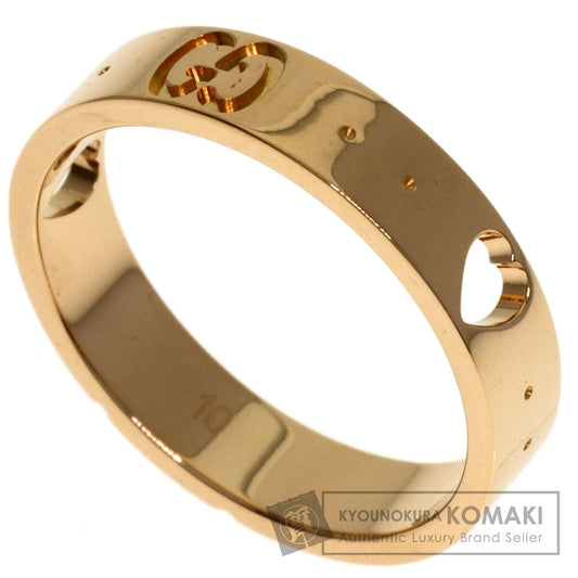 GUCCI Icon Amor #10 Ring K18 Pink Gold Ladies [Used]