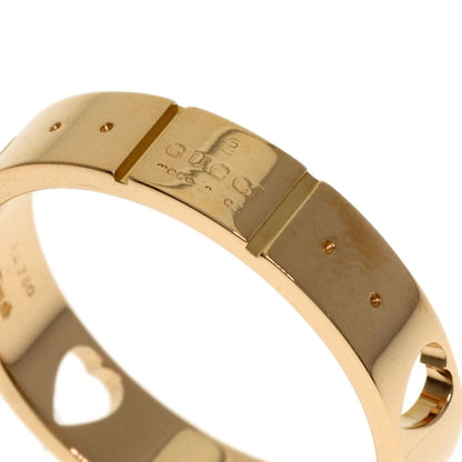 GUCCI Icon # 10 Ring K18 Pink Gold Ladies [Used]