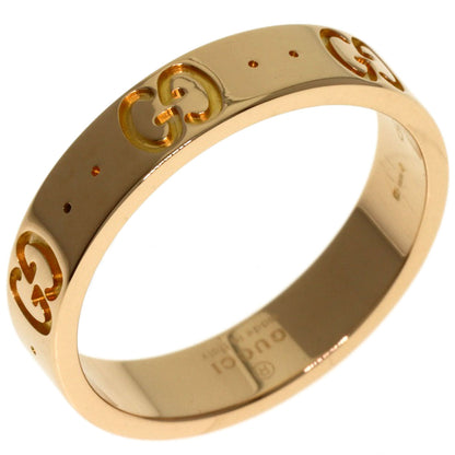 GUCCI Icon # 11 Ring K18 Pink Gold Ladies [Used]