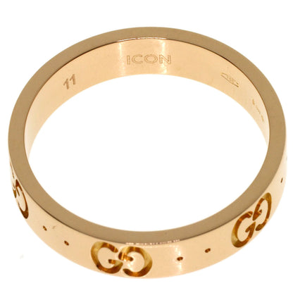 GUCCI Icon # 11 Ring K18 Pink Gold Ladies [Used]