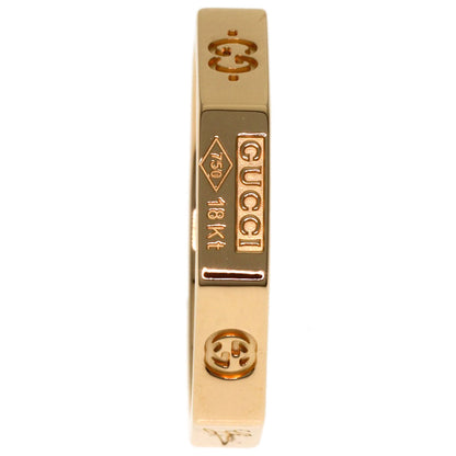 GUCCI Octagon #16 Ring K18 Pink Gold Ladies [Used]