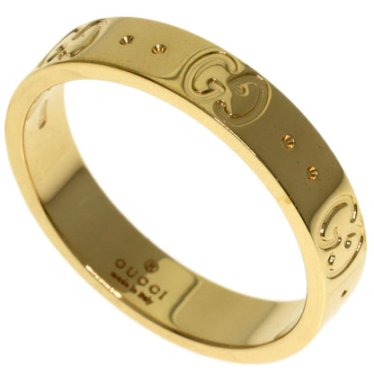 GUCCI Icon # 12 Ring K18 Yellow Gold Ladies [Used]