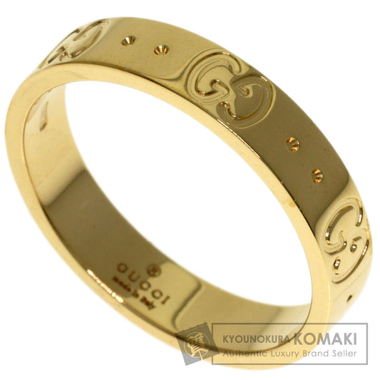 GUCCI Icon # 12 Ring K18 Yellow Gold Ladies [Used]