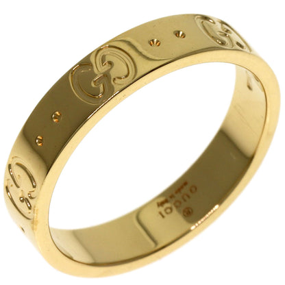 GUCCI Icon # 12 Ring K18 Yellow Gold Ladies [Used]