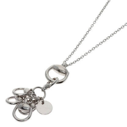 GUCCI Horsebit Necklace K18 White Gold Ladies [Used]