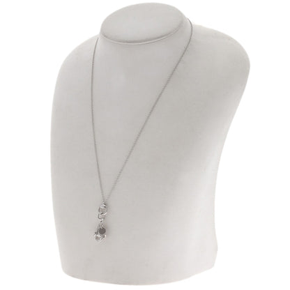 GUCCI Horsebit Necklace K18 White Gold Ladies [Used]