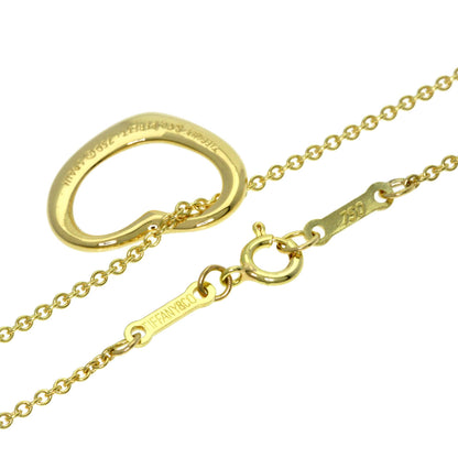 TIFFANY&Co. Open heart Necklace K18 Yellow Gold Ladies [Used]