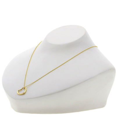 TIFFANY&Co. Open heart Necklace K18 Yellow Gold Ladies [Used]