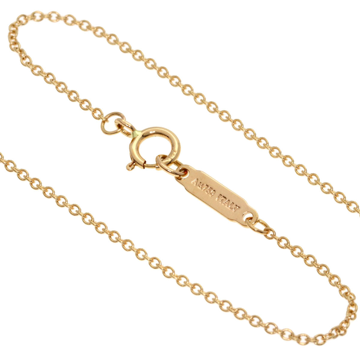 TIFFANY&Co. Paper flower diamond Necklace K18 Pink Gold Ladies [Used]