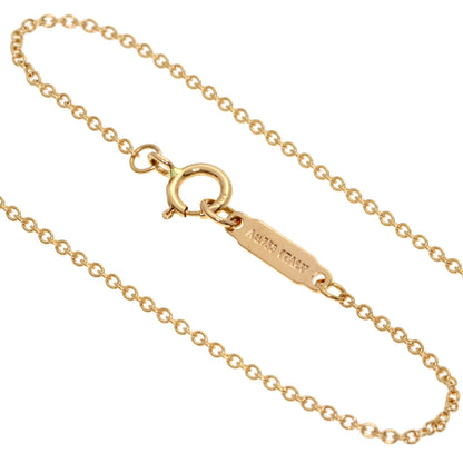 TIFFANY&Co. Paper flower diamond Necklace K18 Pink Gold Ladies [Used]