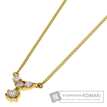 TASAKI Diamond Necklace K18 Yellow Gold Ladies [Used]