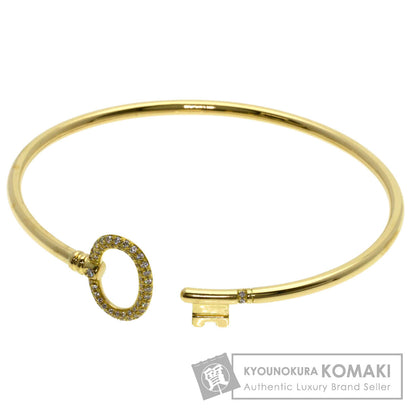TIFFANY&Co. Oval Key Wire Bracelet K18 Yellow Gold Ladies [Used]