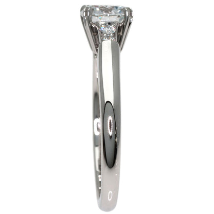 HARRY WINSTON Round Cut Trist Diamond Ring Platinum PT950 Ladies [Used]