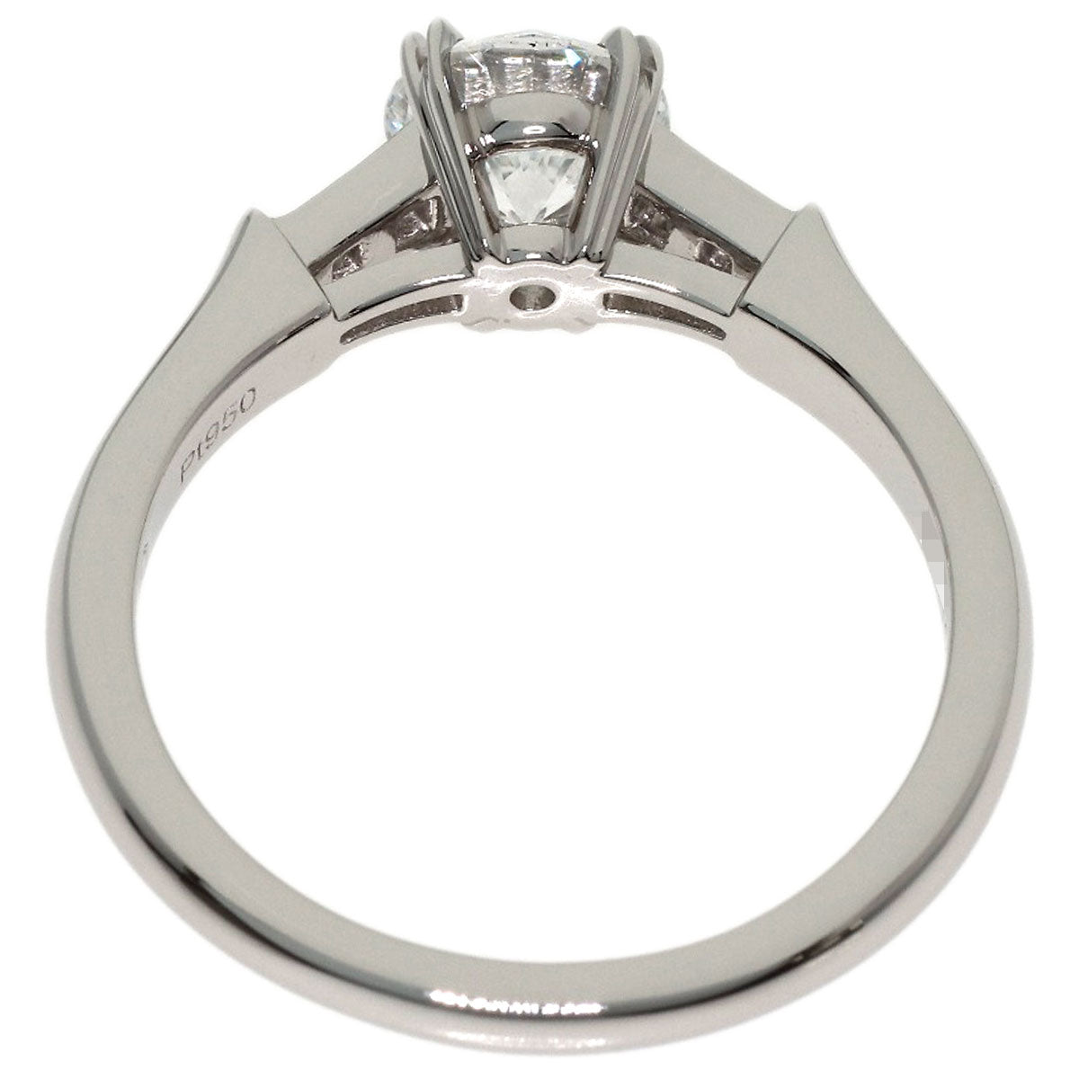 HARRY WINSTON Round Cut Trist Diamond Ring Platinum PT950 Ladies [Used]
