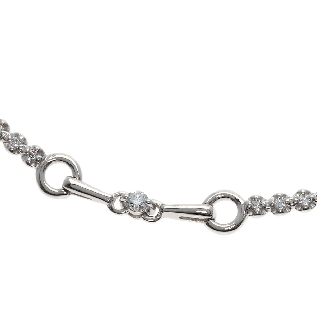 De Beers LINE Diamond Bracelet Platinum PT900 Ladies [Used]