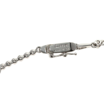 De Beers LINE Diamond Bracelet Platinum PT900 Ladies [Used]