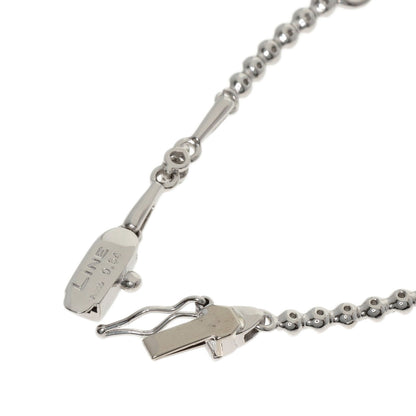 De Beers LINE Diamond Bracelet Platinum PT900 Ladies [Used]