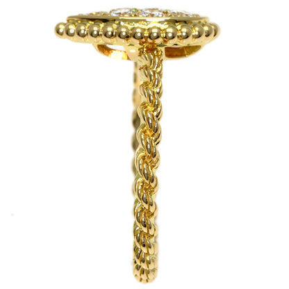 Boucheron Serpent Bohème Small Diamond #50 Ring K18 Yellow Gold Ladies [Used]