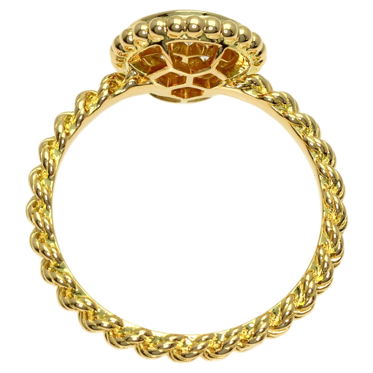 Boucheron Serpent Bohème Small Diamond #50 Ring K18 Yellow Gold Ladies [Used]