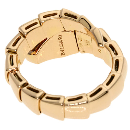 BVLGARI Serpenti Viper Diamond M Ring K18 Pink Gold Ladies [Used]