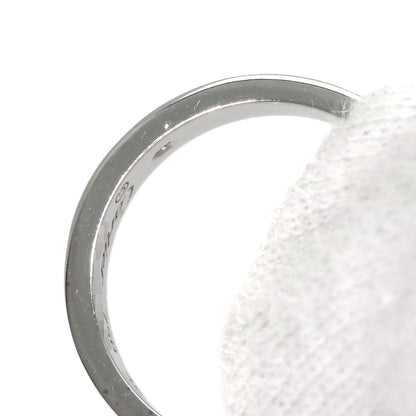 CARTIER Mini love ring 1P Diamond #46 Ring K18 White Gold Ladies [Used]