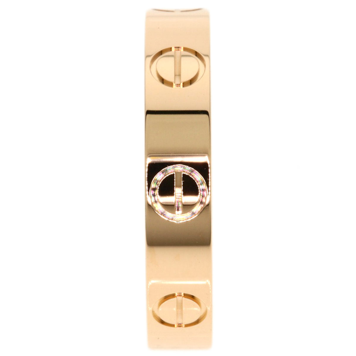 CARTIER mini love ring #51 Ring K18 Pink Gold Ladies [Used]